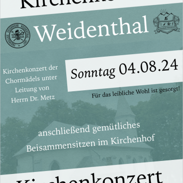 2024 Kirchenkonzert Weidenthal