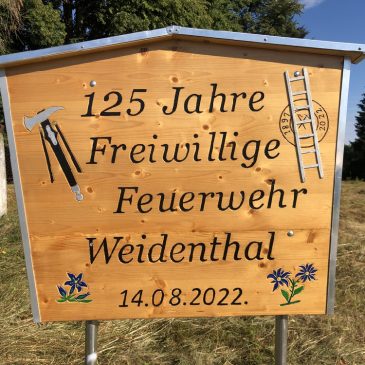 2022 – 125 Feuerwehr Weidenthal – Festtag